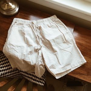 Vintage elastic waist shorts